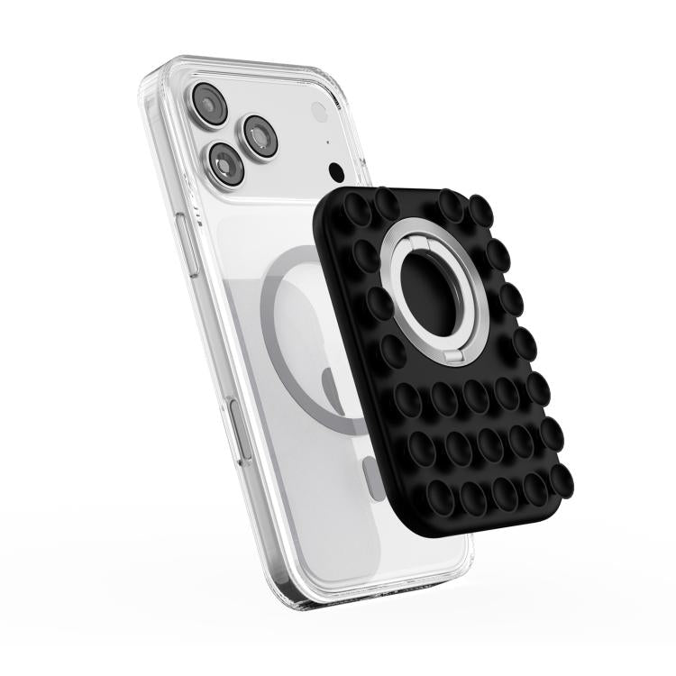 Supporto magnetico 2 in 1 in silicone per telefono con ventosa