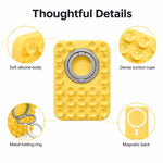 Supporto magnetico 2 in 1 in silicone per telefono con ventosa