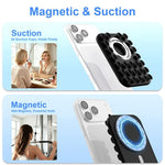 Supporto magnetico 2 in 1 in silicone per telefono con ventosa