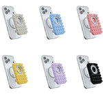 Supporto magnetico 2 in 1 in silicone per telefono con ventosa