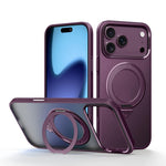 Custodia per telefono magnetica satinata SULADA con supporto girevole a 360 gradi., For iPhone 18 Pro, For iPhone 18 Pro Max