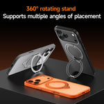 Custodia per telefono magnetica satinata SULADA con supporto girevole a 360 gradi., For iPhone 18 Pro, For iPhone 18 Pro Max