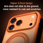 Custodia per telefono magnetica satinata SULADA con supporto girevole a 360 gradi., For iPhone 18 Pro, For iPhone 18 Pro Max