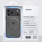 Custodia per telefono magnetica satinata SULADA con supporto girevole a 360 gradi., For iPhone 18 Pro, For iPhone 18 Pro Max