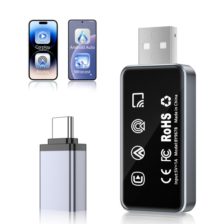 Adattatore Wireless 4 in 1 per CarPlay e Android Auto