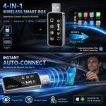 4 in 1 Car Mini Smart Box Wireless Android Auto CarPlay Adapter