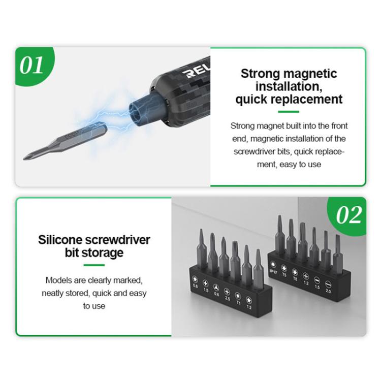 RELIFE E1 Powerful Carbon Fiber Electric Screwdriver Set