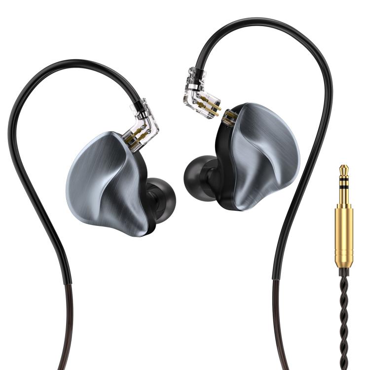 W048 Knowles Auricolari HiFi cablati in-ear con tecnologia Balanced Armature a doppio pin e cavo sostituibile, W048(Grey)