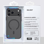 Custodia per telefono ibrida SULADA Light Sand MagSafe con magnete, in PC e TPU., For iPhone 18 Pro, For iPhone 18 Pro Max