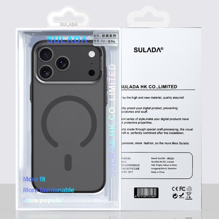Custodia per telefono ibrida SULADA Light Sand MagSafe con magnete, in PC e TPU., For iPhone 18 Pro, For iPhone 18 Pro Max
