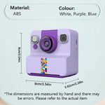 Fotocamera istantanea per bambini A30 da 2,4 pollici con schermo IPS.