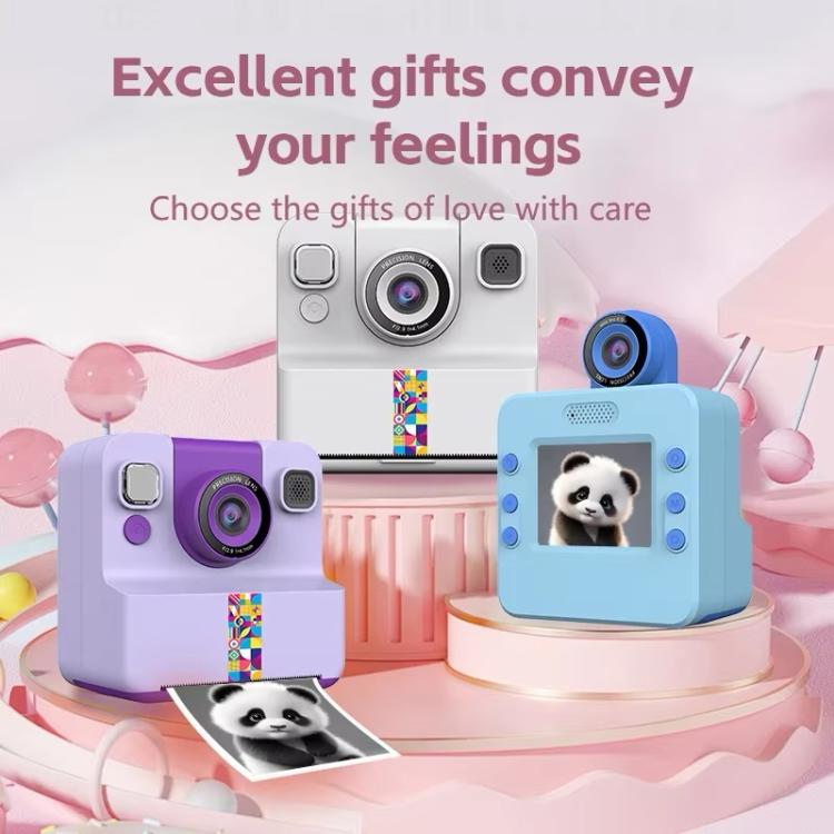 Fotocamera istantanea per bambini A30 da 2,4 pollici con schermo IPS.