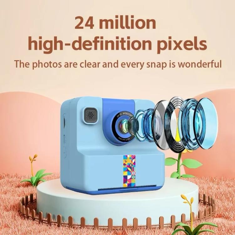Fotocamera istantanea per bambini A30 da 2,4 pollici con schermo IPS.