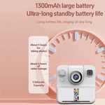 Fotocamera istantanea per bambini A30 da 2,4 pollici con schermo IPS.