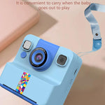 Fotocamera istantanea per bambini A30 da 2,4 pollici con schermo IPS.