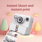 Fotocamera istantanea per bambini A30 da 2,4 pollici con schermo IPS.