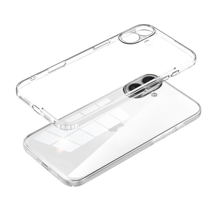 Custodia per telefono ibrida SULADA in policarbonato trasparente con rivestimento cristallino e TPU., For iPhone 18 Pro, For iPhone 18 Pro Max, For iPhone 17 Pro Max, For iPhone 17 Pro, For iPhone 17, For iPhone Air