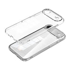 Custodia per telefono ibrida SULADA in policarbonato trasparente con rivestimento cristallino e TPU., For iPhone 18 Pro, For iPhone 18 Pro Max, For iPhone 17 Pro Max, For iPhone 17 Pro, For iPhone 17, For iPhone Air