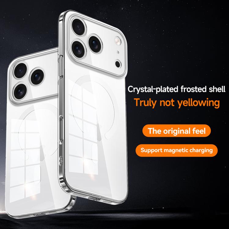 Custodia per telefono ibrida SULADA in policarbonato trasparente con rivestimento cristallino e TPU., For iPhone 18 Pro, For iPhone 18 Pro Max, For iPhone 17 Pro Max, For iPhone 17 Pro, For iPhone 17, For iPhone Air