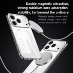 Custodia per telefono ibrida SULADA in policarbonato trasparente con rivestimento cristallino e TPU., For iPhone 18 Pro, For iPhone 18 Pro Max, For iPhone 17 Pro Max, For iPhone 17 Pro, For iPhone 17, For iPhone Air
