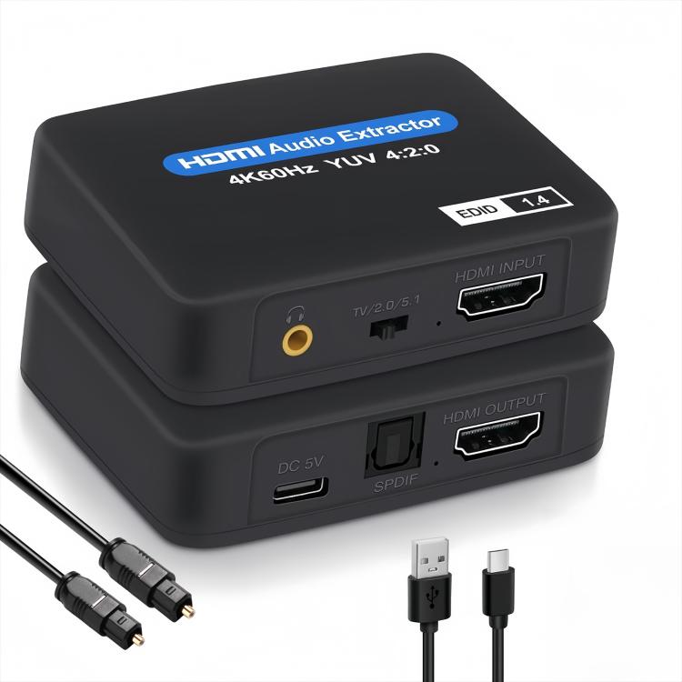Splitter HDMI 2.0 4K 60Hz con estrattore audio