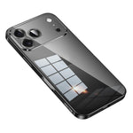 Custodia per telefono trasparente in TPU con finitura metallizzata della serie SULADA Shine Through., For iPhone 18 Pro, For iPhone 18 Pro Max