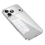 Custodia per telefono trasparente in TPU con finitura metallizzata della serie SULADA Shine Through., For iPhone 18 Pro, For iPhone 18 Pro Max