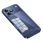 Custodia per telefono trasparente in TPU con finitura metallizzata della serie SULADA Shine Through., For iPhone 18 Pro, For iPhone 18 Pro Max