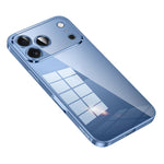 Custodia per telefono trasparente in TPU con finitura metallizzata della serie SULADA Shine Through., For iPhone 18 Pro, For iPhone 18 Pro Max