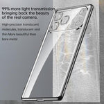Custodia per telefono trasparente in TPU con finitura metallizzata della serie SULADA Shine Through., For iPhone 18 Pro, For iPhone 18 Pro Max