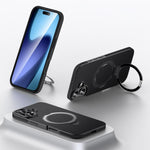 Custodia per telefono SULADA in pelle pieno fiore con supporto magnetico MagSafe., For iPhone 18 Pro, For iPhone 18 Pro Max, For iPhone 17 Pro Max, For iPhone 17 Pro, For iPhone 17