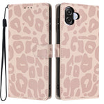Portafoglio con stampa leopardata, custodia per telefono in ecopelle con cordino, For Galaxy A08 / A07 / A06, For Galaxy A18 / A17 / A26, For Galaxy A57 5G, For Galaxy A37 5G