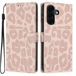 Portafoglio con stampa leopardata, custodia per telefono in ecopelle con cordino, For Galaxy A08 / A07 / A06, For Galaxy A18 / A17 / A26, For Galaxy A57 5G, For Galaxy A37 5G