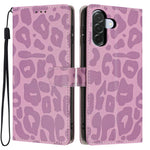 Portafoglio con stampa leopardata, custodia per telefono in ecopelle con cordino, For Galaxy A56 5G, For Galaxy A36 5G, For Galaxy A16 5G / 4G, For Galaxy A25 5G / 4G