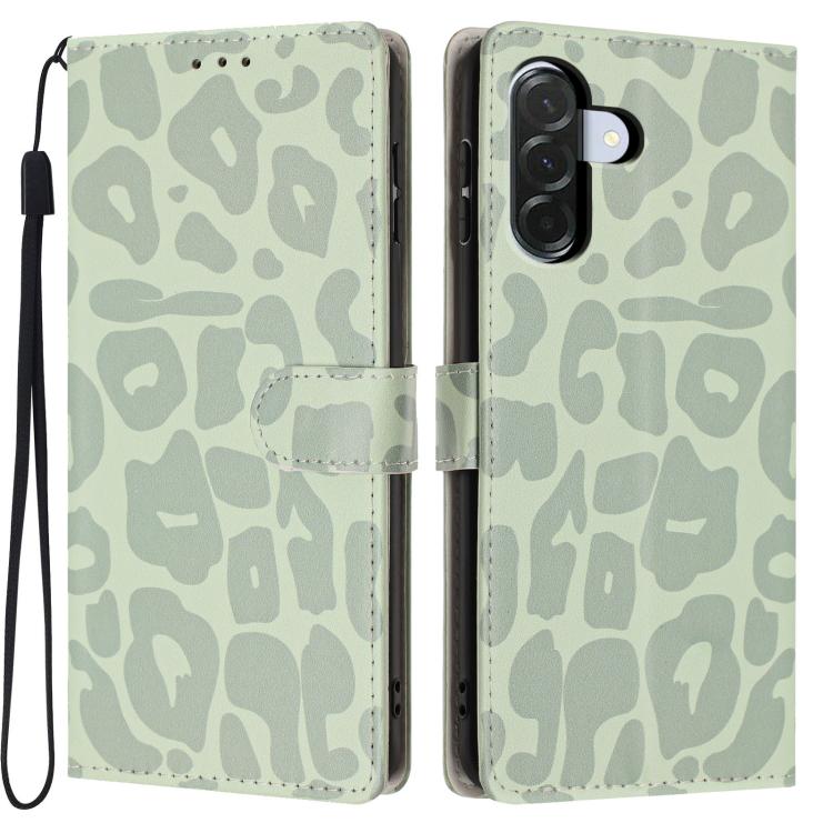 Portafoglio con stampa leopardata, custodia per telefono in ecopelle con cordino, For Galaxy A56 5G, For Galaxy A36 5G, For Galaxy A16 5G / 4G, For Galaxy A25 5G / 4G