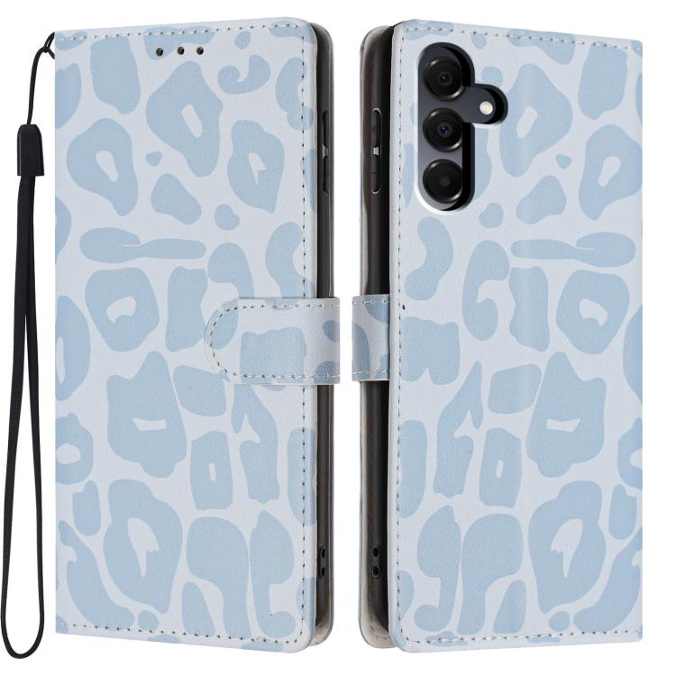 Portafoglio con stampa leopardata, custodia per telefono in ecopelle con cordino, For Galaxy A56 5G, For Galaxy A36 5G, For Galaxy A16 5G / 4G, For Galaxy A25 5G / 4G
