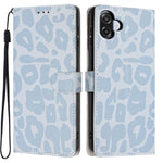 Portafoglio con stampa leopardata, custodia per telefono in ecopelle con cordino, For Galaxy A15 5G / 4G, For Galaxy A55 5G, For Galaxy A35 5G, For Galaxy A05