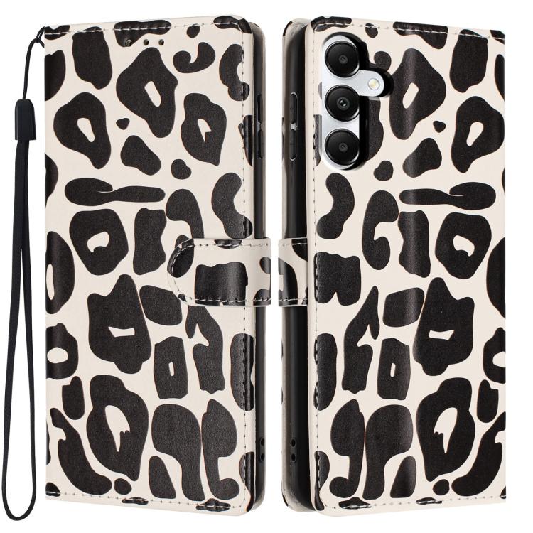 Portafoglio con stampa leopardata, custodia per telefono in ecopelle con cordino, For Galaxy A05s, For Galaxy A24 5G / 4G, For Galaxy A34 5G, For Galaxy A54 5G