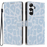 Portafoglio con stampa leopardata, custodia per telefono in ecopelle con cordino, For Galaxy A05s, For Galaxy A24 5G / 4G, For Galaxy A34 5G, For Galaxy A54 5G