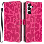 Portafoglio con stampa leopardata, custodia per telefono in ecopelle con cordino, For Galaxy A05s, For Galaxy A24 5G / 4G, For Galaxy A34 5G, For Galaxy A54 5G