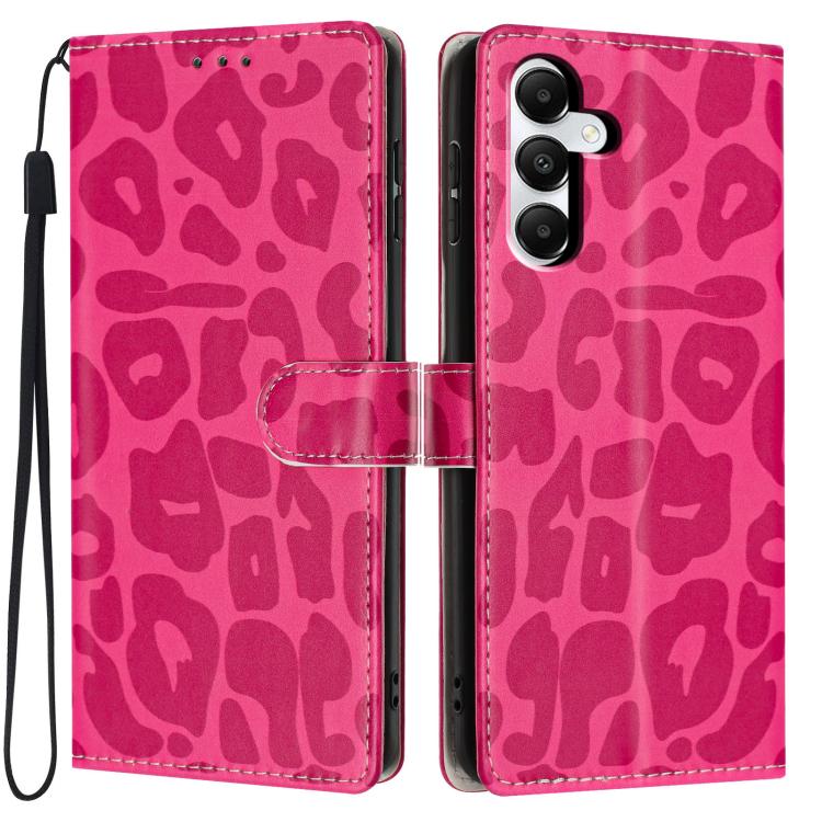 Portafoglio con stampa leopardata, custodia per telefono in ecopelle con cordino, For Galaxy A05s, For Galaxy A24 5G / 4G, For Galaxy A34 5G, For Galaxy A54 5G