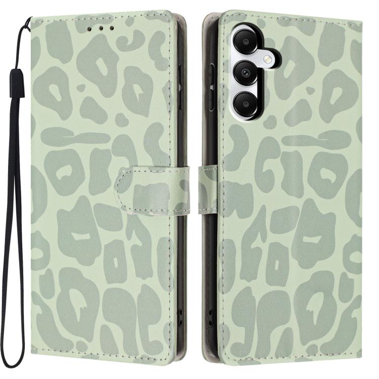 Portafoglio con stampa leopardata, custodia per telefono in ecopelle con cordino, For Galaxy A05s, For Galaxy A24 5G / 4G, For Galaxy A34 5G, For Galaxy A54 5G