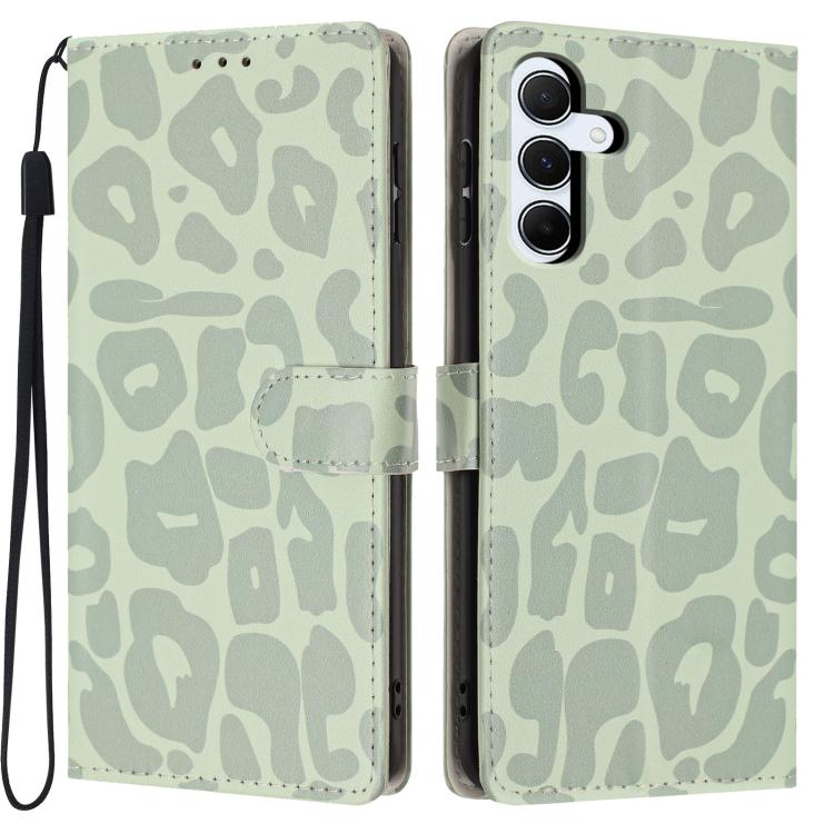 Portafoglio con stampa leopardata, custodia per telefono in ecopelle con cordino, For Galaxy A05s, For Galaxy A24 5G / 4G, For Galaxy A34 5G, For Galaxy A54 5G