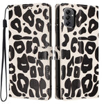 Portafoglio con stampa leopardata, custodia per telefono in ecopelle con cordino, For Galaxy A14 5G