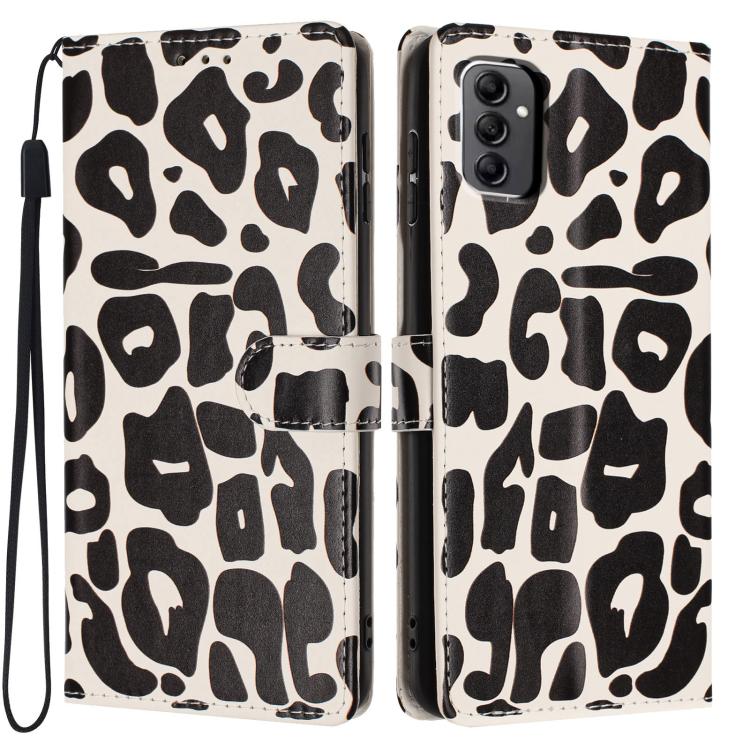 Portafoglio con stampa leopardata, custodia per telefono in ecopelle con cordino, For Galaxy A14 5G