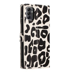 Portafoglio con stampa leopardata, custodia per telefono in ecopelle con cordino, For Galaxy A14 5G