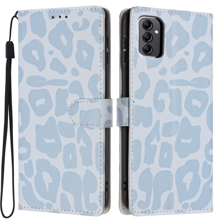Portafoglio con stampa leopardata, custodia per telefono in ecopelle con cordino, For Galaxy A14 5G