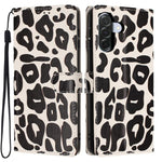 Portafoglio con stampa leopardata, custodia per telefono in ecopelle con cordino, For Galaxy A56 5G, For Galaxy A36 5G, For Galaxy A16 5G / 4G, For Galaxy A25 5G / 4G