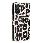 Portafoglio con stampa leopardata, custodia per telefono in ecopelle con cordino, For Galaxy A56 5G, For Galaxy A36 5G, For Galaxy A16 5G / 4G, For Galaxy A25 5G / 4G