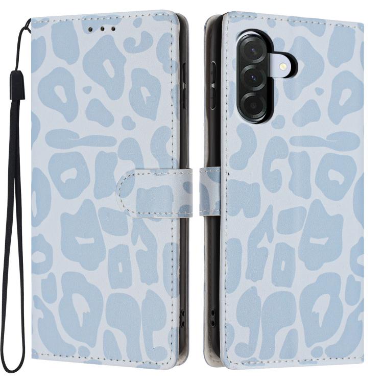 Portafoglio con stampa leopardata, custodia per telefono in ecopelle con cordino, For Galaxy A56 5G, For Galaxy A36 5G, For Galaxy A16 5G / 4G, For Galaxy A25 5G / 4G